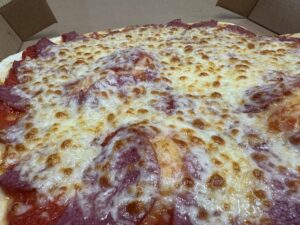 Salami Pizza