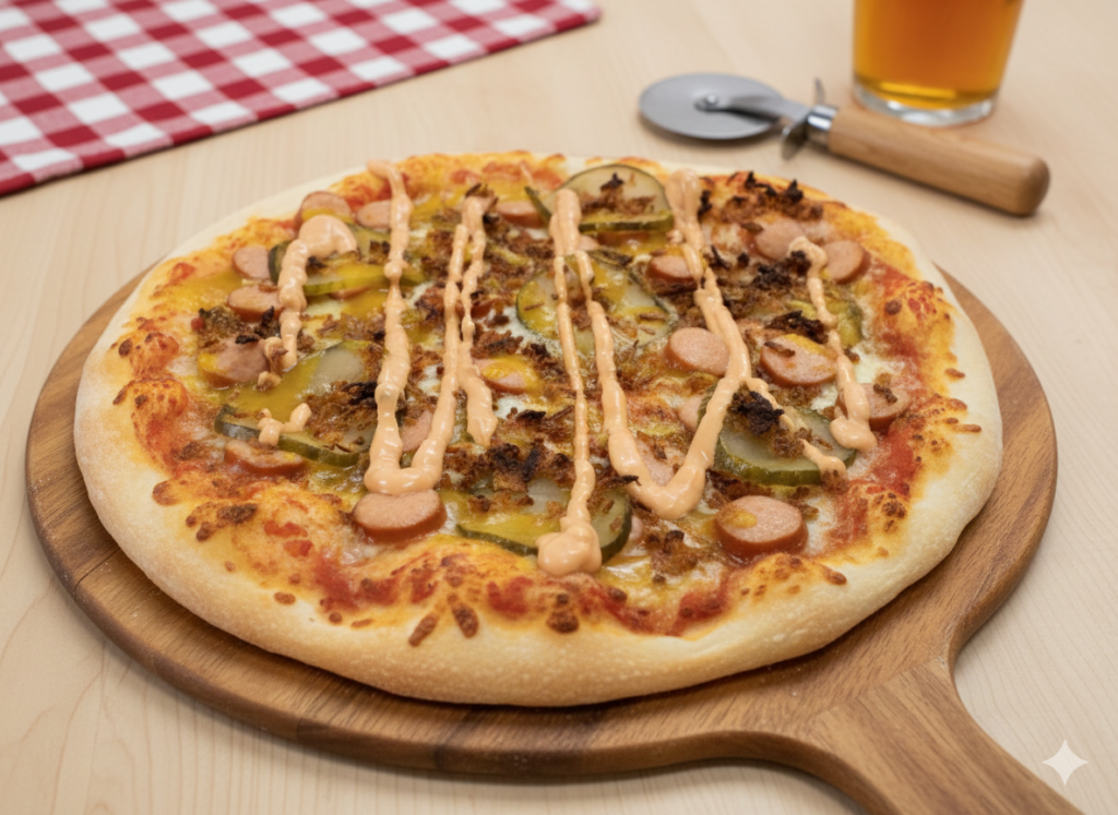 Hot Dog Pizza