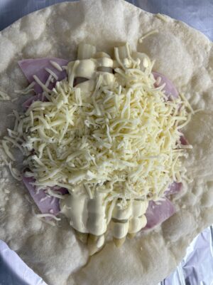 Schinken-Spargel Wrap