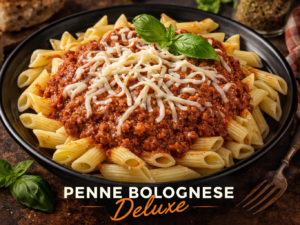 Penne Bolognese Deluxe