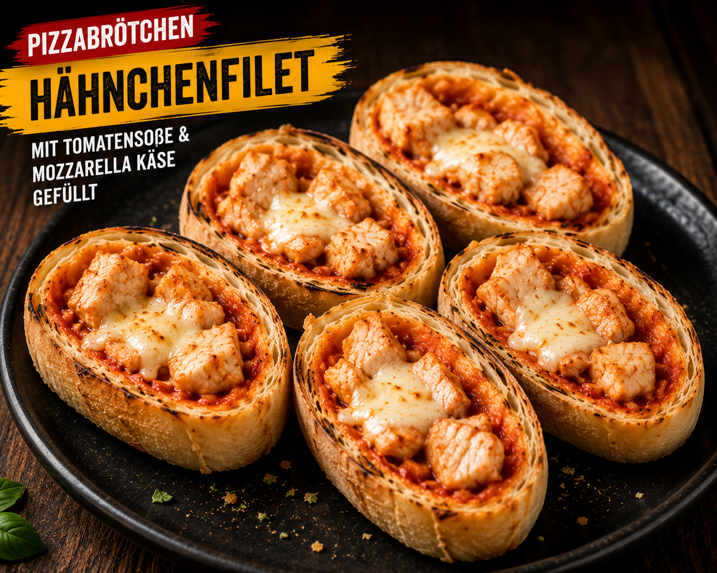 Pizzabrötchen Chicken