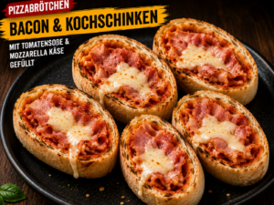 Pizzabrötchen Bacon&Kochschinken